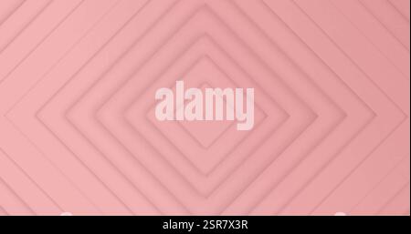 Geometric diamond shapes image in shades of pink Stock Photo
