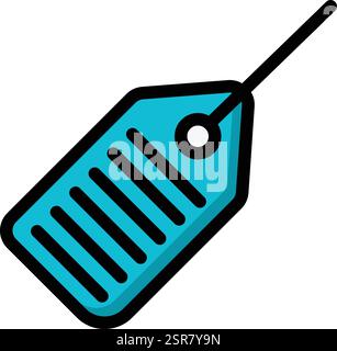 Tag Vector Icon Design Illustration Stock Vector
