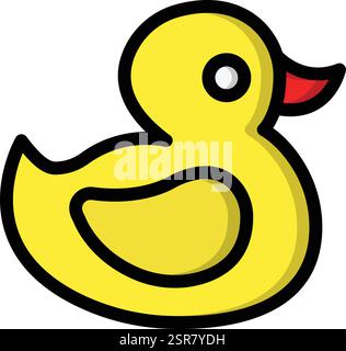 Swan Vector Icon Design Illustration Stock Vector
