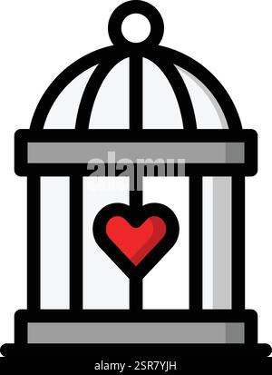 Cage Vector Icon Design Illustration Stock Vector
