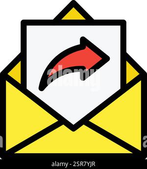 Send Data Vector Icon Design Illustration Stock Vector