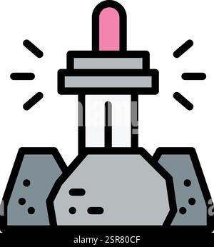 Excalibur Vector Icon Design Illustration Stock Vector