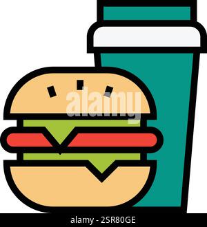 Food Vector Icon Design Illustration Stock Vector