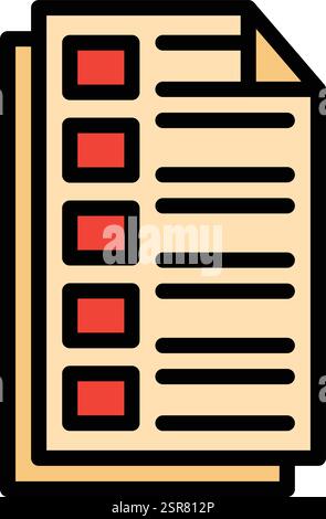 Requirements Vector Icon Design Illustration Stock Vector