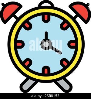 Alarm Vector Icon Design Illustration Stock Vector