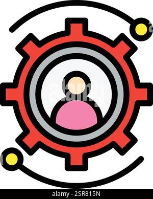 Setting Vector Icon Design Illustration Stock Vector