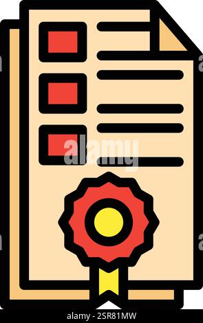 Important Documents Vector Icon Design Illustration Stock Vector