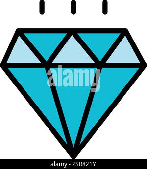 Gems Vector Icon Design Illustration Stock Vector