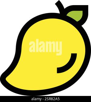 Mango Vector Icon Design Illustration Stock Vector