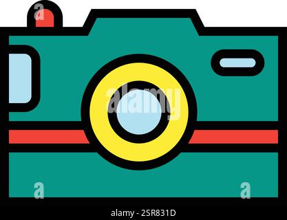 Camera Vector Icon Design Illustration Stock Vector