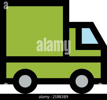 Cargo Delivery Tr Vector Icon Design Illustration Stock Vector