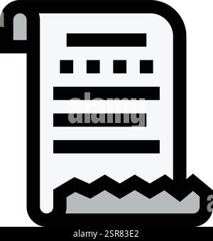 Payment Invoice Vector Icon Design Illustration Stock Vector