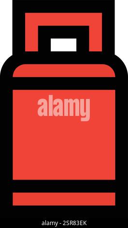 Tiffin Vector Icon Design Illustration Stock Vector
