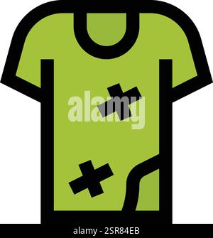 Dirty clothes Vector Icon Design Illustration Stock Vector