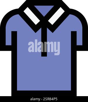 Shirt Vector Icon Design Illustration Stock Vector