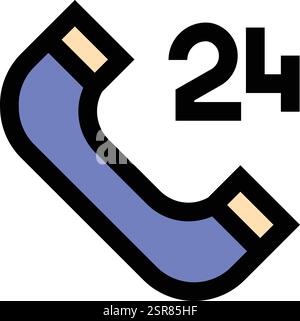 Customer Call Ser Vector Icon Design Illustration Stock Vector