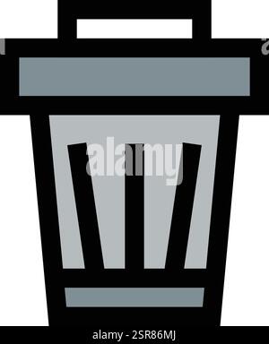 Bin Vector Icon Design Illustration Stock Vector