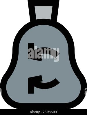 Garbage Vector Icon Design Illustration Stock Vector