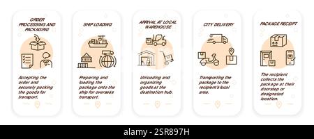 Delivery Services Icon Set Stock Vector Image & Art - Alamy