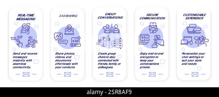 Chat icons Stock Vector