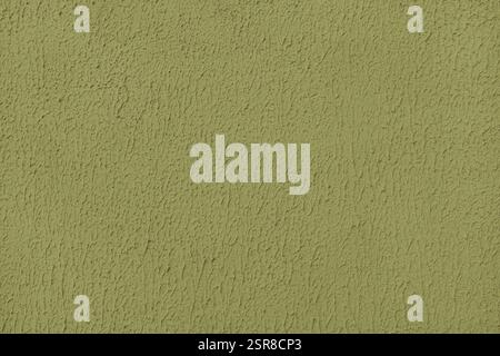 Old plaster surface, texture stucco background, close up grunge texture of khaki painted cement, concrete wall texture. Wallpaper, backdrop, architect Stock Photo