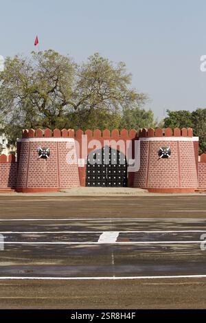 Replica of fort gate, police parade ground, osmanabad, maharashtra, india, asia Stock Photo