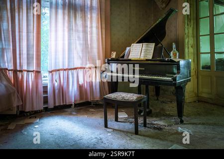 A beautiful, abandoned house in Germany Stock Photo