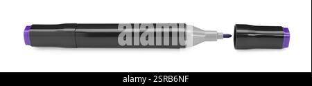 One double sided marker isolated on white Stock Photo