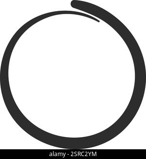 Simple yet effective loading symbol featuring a circular design, representing ongoing operation, buffering, or processing status in a user friendly gr Stock Vector