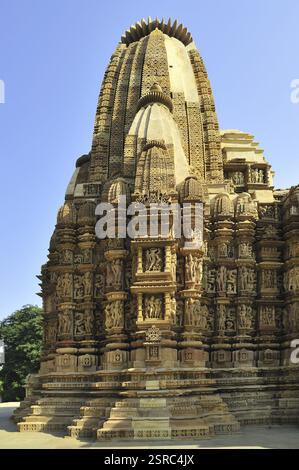 Ornate wall of jagadambi temple Khajuraho madhya pradesh india Stock ...