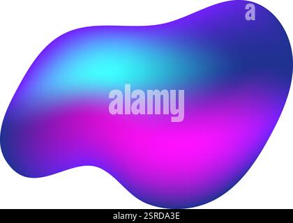 Smooth color transitions blend seamlessly, creating an eye catching visual with a modern and artistic feel, perfect for various design applications Stock Vector
