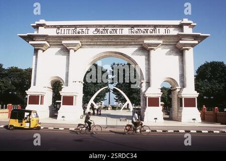 Anna Memorial at Marina Beach, Chennai, Tamil Nadu, India, Asia Stock ...