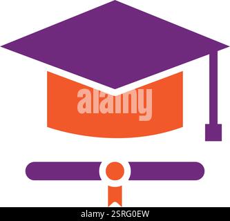 Graduation Vector Icon Design Illustration Stock Vector