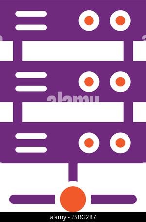 Server vector icon isolated on transparent background, Server ...