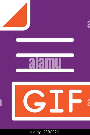 Gif vector icon isolated on transparent background, Gif transparency ...
