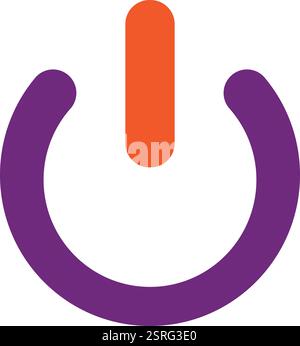 Vector illustration of isolated web power icon Stock Vector Image & Art ...