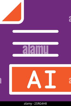Icon format AI. Vector. Gradient flat style. Bright, fashionable ...