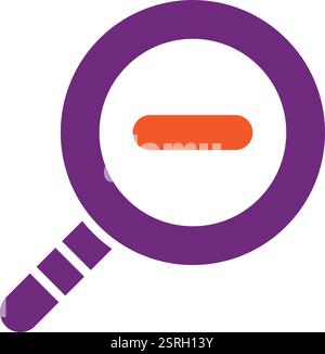 Zoom out Vector Icon Design Illustration Stock Vector
