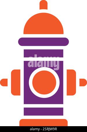 Vector Illustration of fire hydrant with Pixel Art Design, perfect for ...