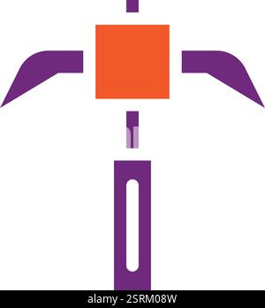 Pickaxe Vector Icon Design Illustration Stock Vector
