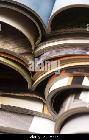 Several Magazines Several magazines and books Stock Photo - Alamy