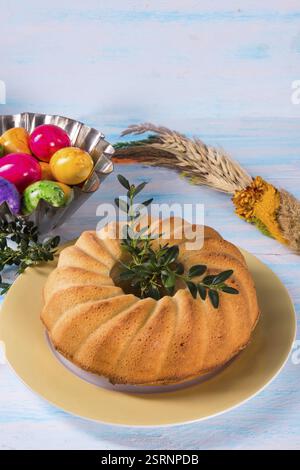 Easter babka Stock Photo