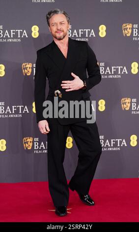 James MacAvoy attending the EE Bafta Film Awards 2025, at the Royal