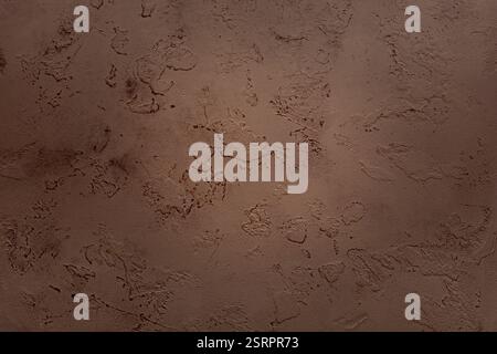 Textured brown wall surface with subtle natural patterns and rich colors Stock Photo