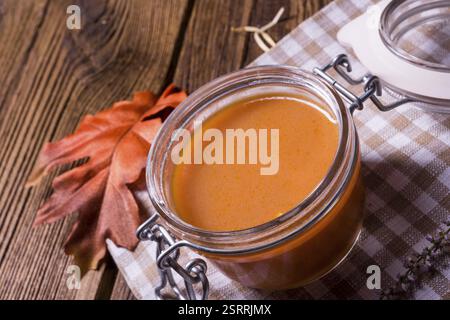 Squash soup Stock Photo