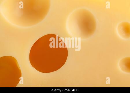 cheese holes macro closeup detail Stock Photo