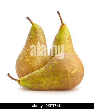 pears path isolated on white Stock Photo