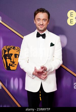 Tom Felton Attending The 2025 EE BAFTA Film Awards At The Royal Tom Felton Attending The 78th British Academy Film Awards At The Royal Festival Hall Southbank Centre London Picture Date Sunday February 16 2025 2srwytp 