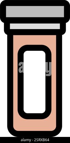 Medical pills - clean and modern pharmacy and medicine icon Stock Vector