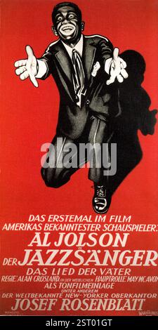 THE JAZZ SINGER AL JOLSON     Date: 1927 Stock Photo